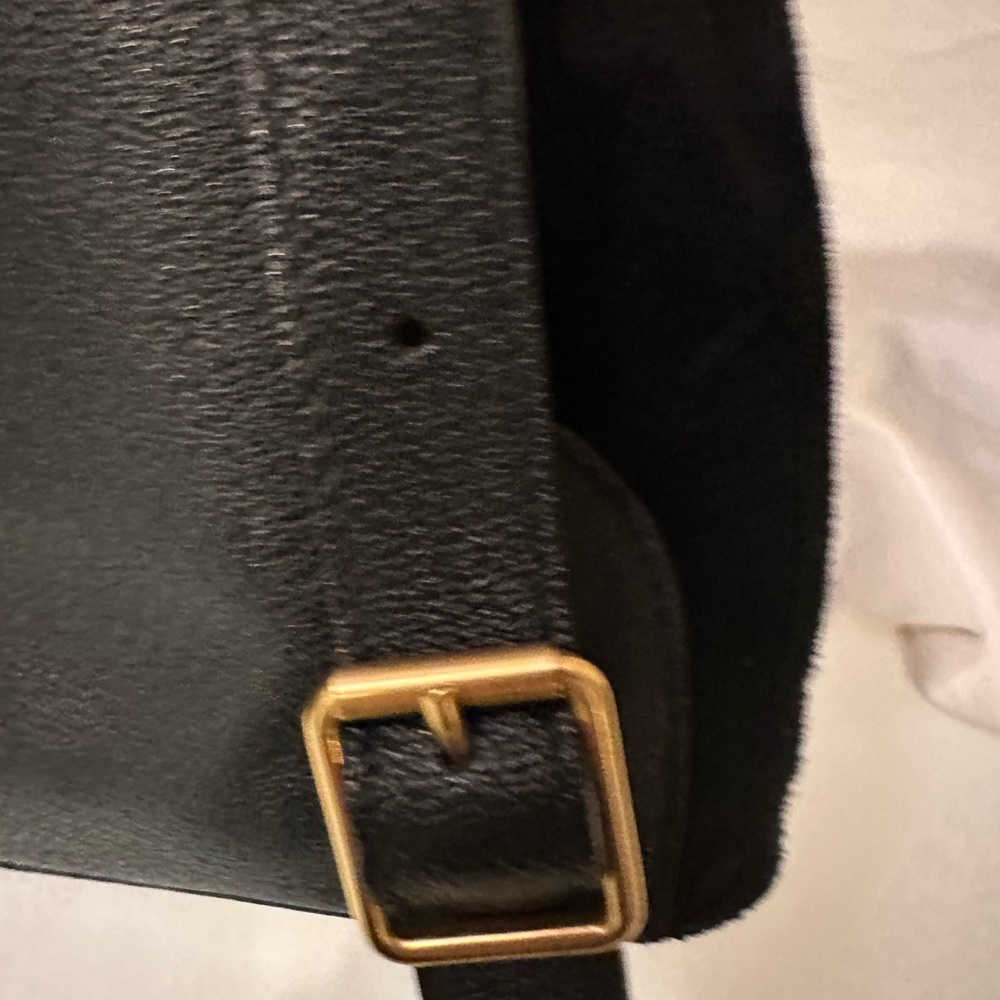 Gucci vintage authentic bamboo black suede small backpack with COA - Picture 10 of 16